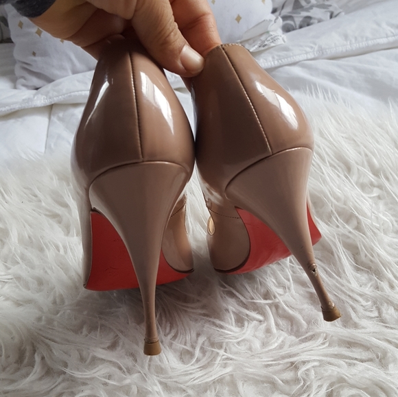Christian louboutin sexy 100mm peep toe pumps - Picture 4 of 8
